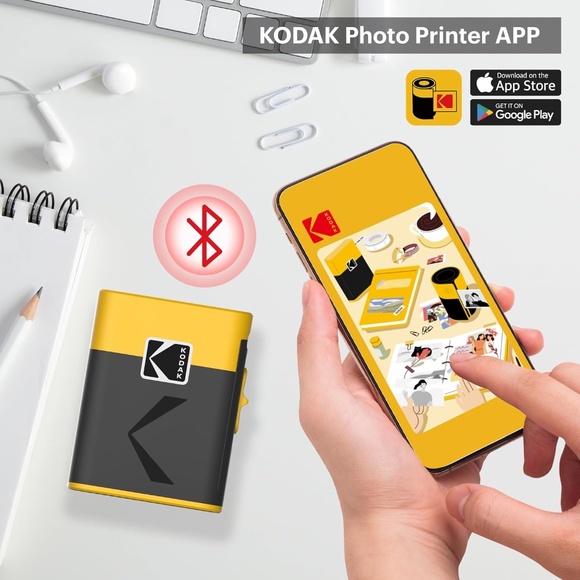 KODAK Label ERA M50 Bundle (13 roll pack, White & Color) Thermal, Inkless / NIB - Picture 4 of 8